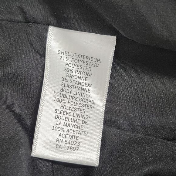 Banana Republic womens Blazer micro dot pattern Grey/ black Size 2 Office career - Picture 7 of 8